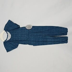 NWT Milkberry Girls Flutter Sleeve Jumpsuit Rayon Made From Bamboo Size 2T